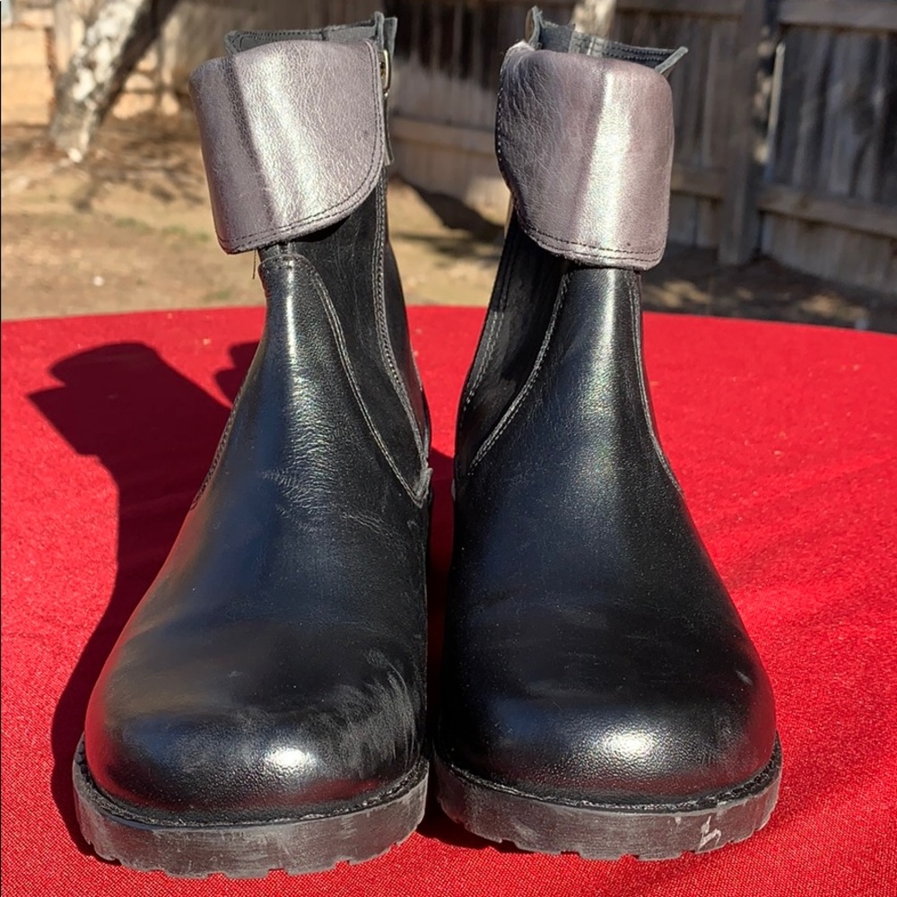 Jafa 2122 Contrast Ankle Boots Black Size 37 - Picture 5 of 10
